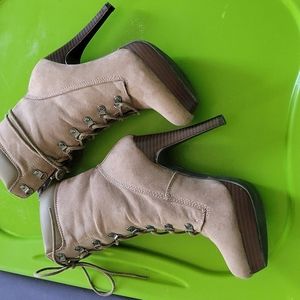 Daylene Stiletto Combat Boot